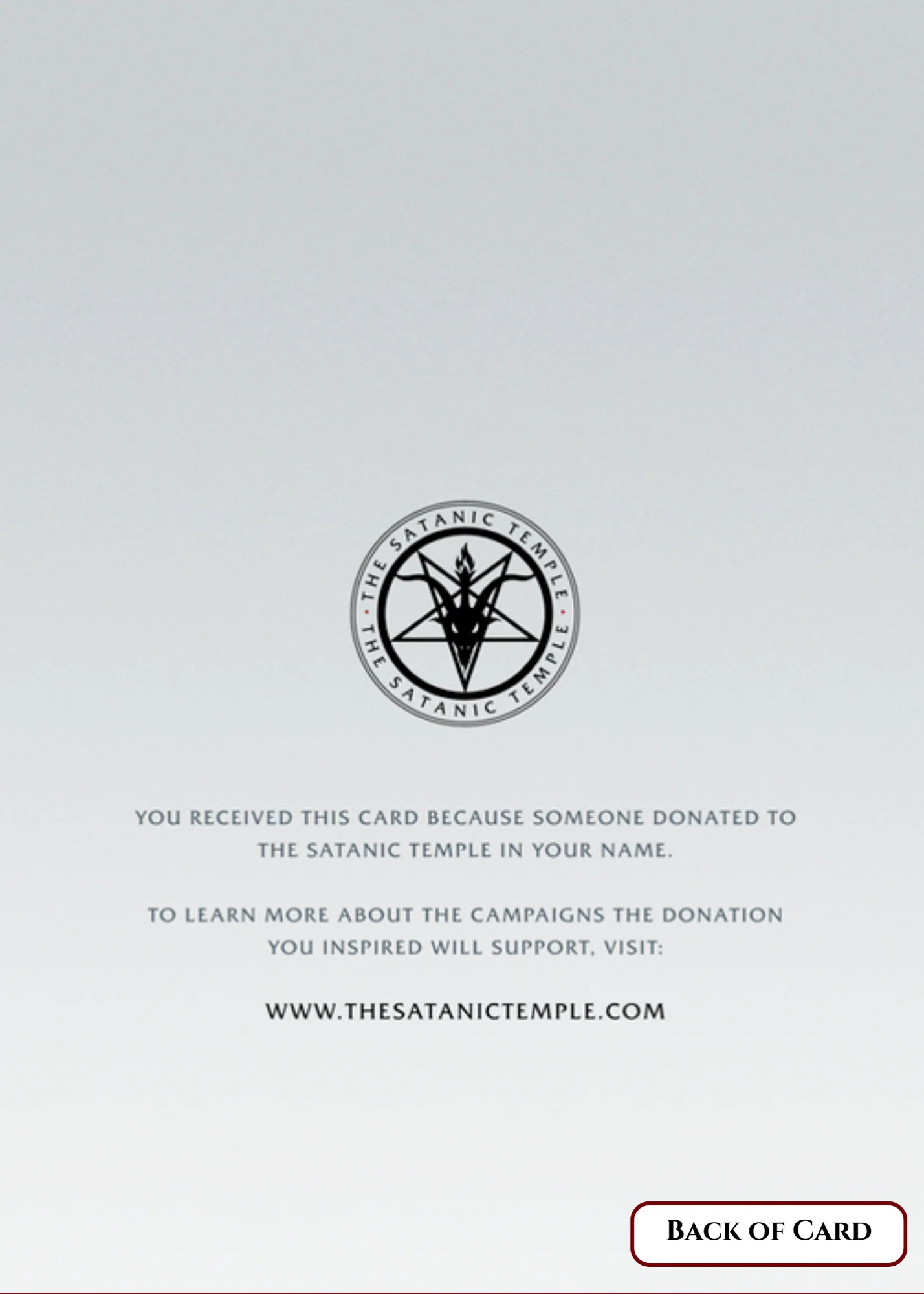 Classic Donation Thank You Card - Image 5