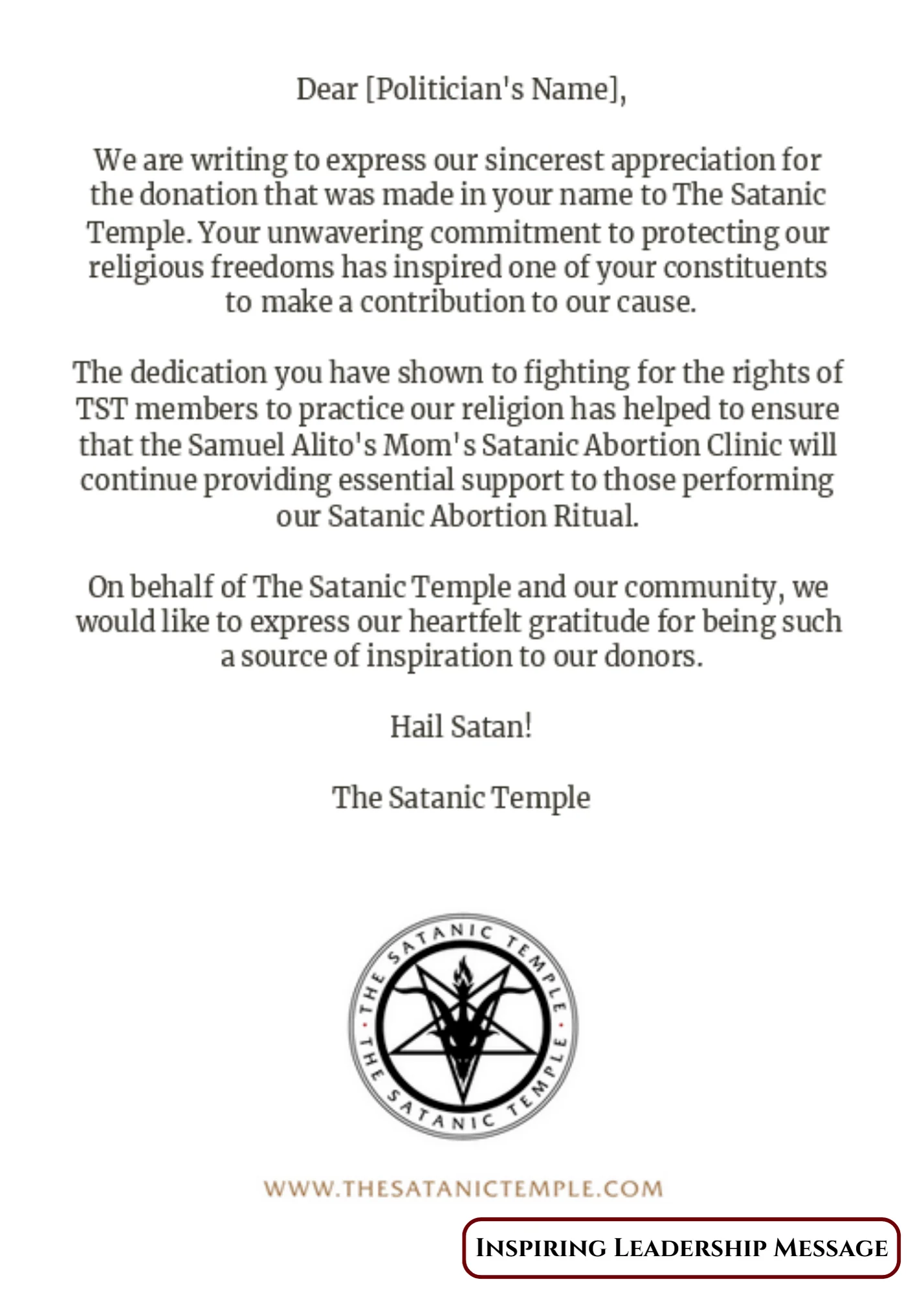 Red Donation Thank You Card - Image 4