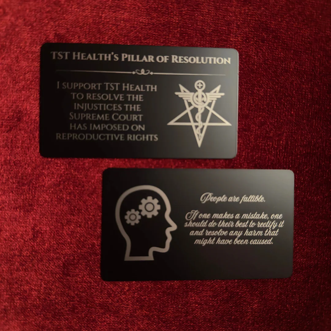 TST Health's Pillars of Support Black Steel Cards - Image 7