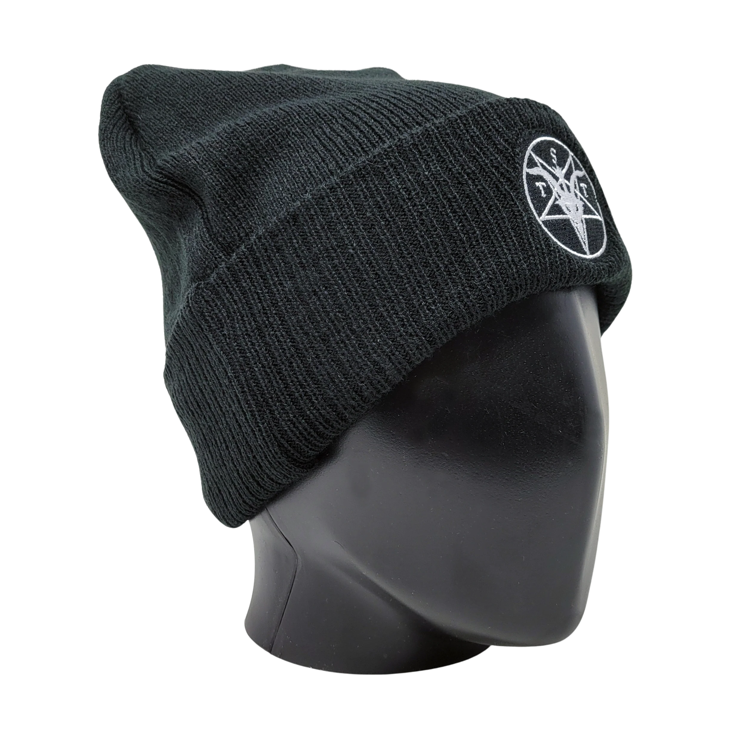 TST Logo Rolled Knit Beanie - Image 4